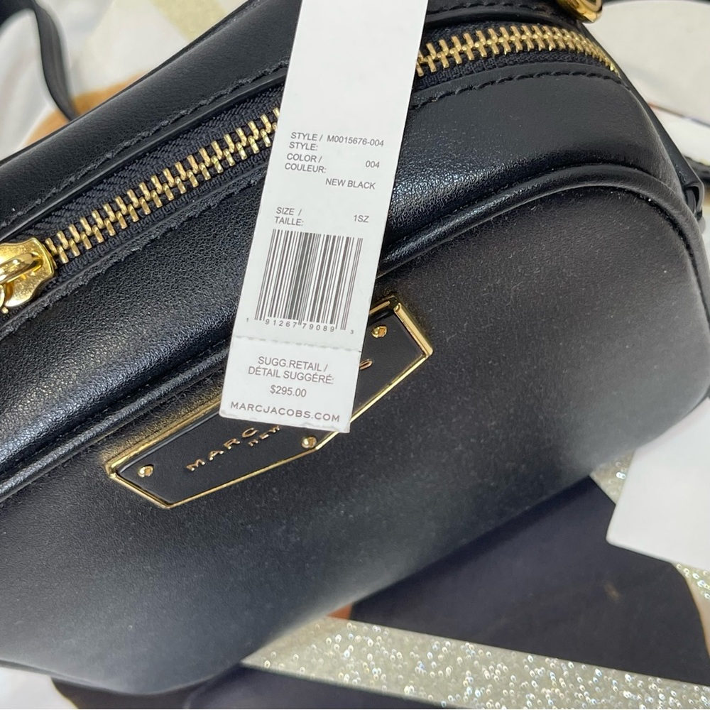 (new+tag) Marc Jacobs women leather crossbody black - Picture 3 of 14
